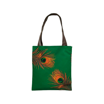 Pavoreal Verde - Positive Bag - Bolsa mediana para mujer
