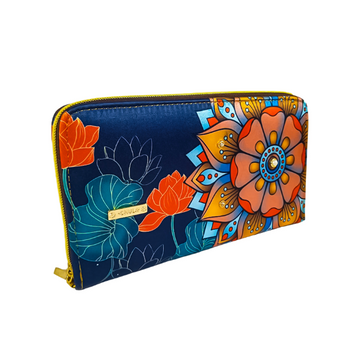 Mandala Lirio - Cartera Para Mujer Maxi