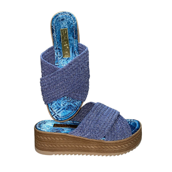 Tejido Plumbago - Sandalia Plataforma - chulamexico