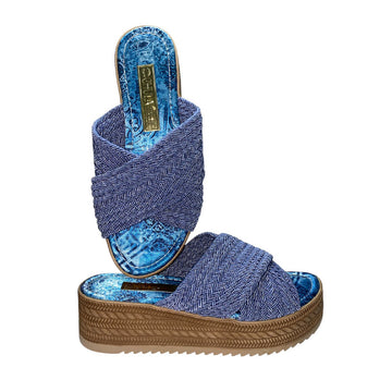 Tejido Plumbago - Sandalia Plataforma - chulamexico