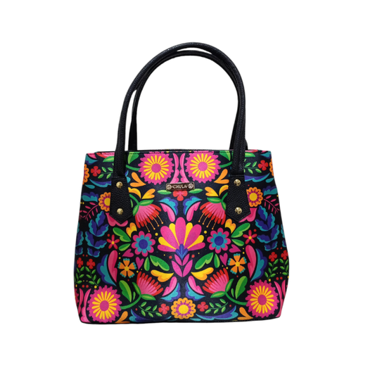 Flores Étnicas - Pupé - Bolsa Grande Para Mujer