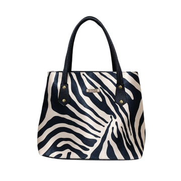 Zebra Natural - Pupé - Bolsa Grande Para Mujer