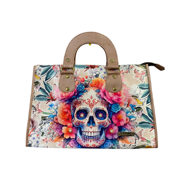 Calavera Destellos Brillantes - Canasta - Bolsa Mediana