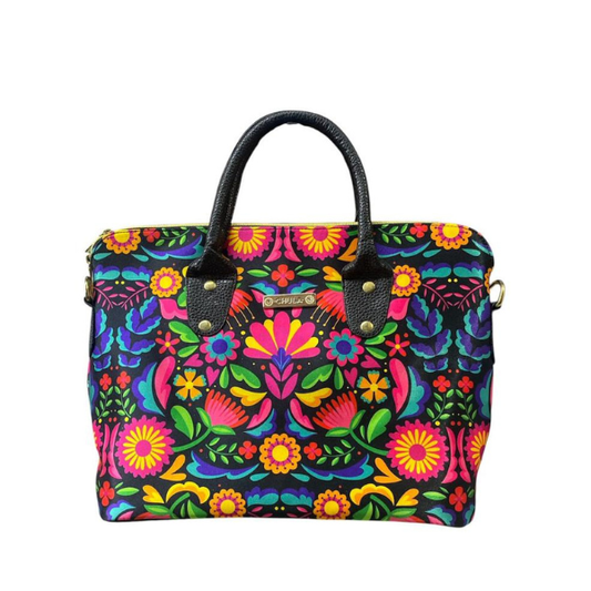 Flores Etnicas - Lucía - Bolsa Grande Para Mujer