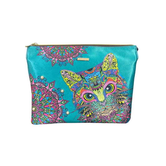 Mandala Gato - Lulu - Bolsa Chica Para Mujer