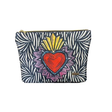 Corazón de Zebra - Lulu - Bolsa Chica Para Mujer