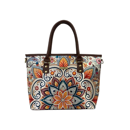 Mandala Rococó - Tania - Bolsa Grande Para Mujer