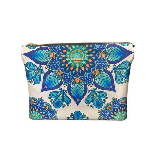 Mandala Azul Real - Lulu - Bolsa Chica Para Mujer