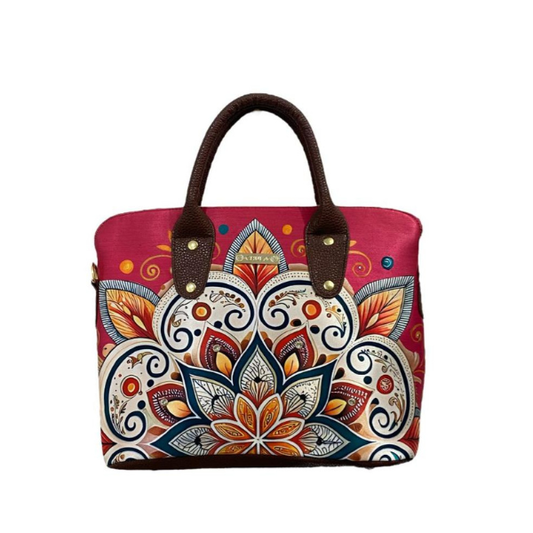 Flor Fucsia - Lucía - Bolsa Grande Para Mujer