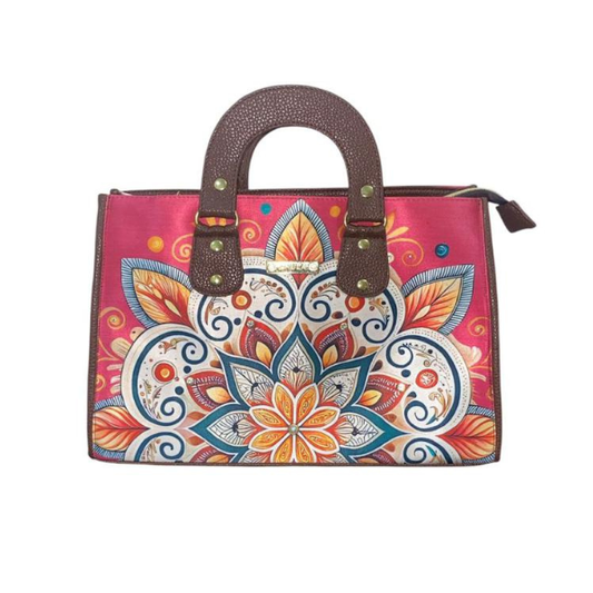 Flor Fucsia - Canasta - Bolsa Mediana
