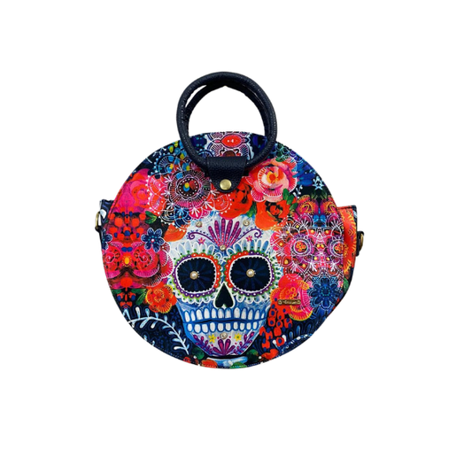 Calavera Roja - Anabel - Bolsa Mediana Para Mujer
