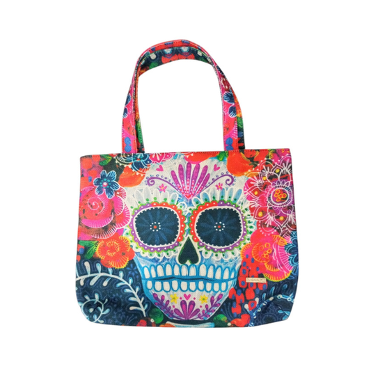 Calavera Roja - Mini Morral Para Mujer