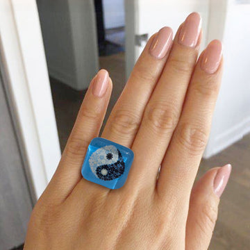 Ying Yang - Anillo Para Mujer
