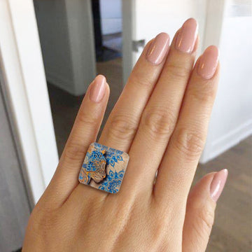 Zentagle - Anillo Para Mujer