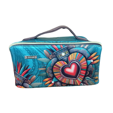 Corazón Azteca Aqua - Cosmetiquera Alma