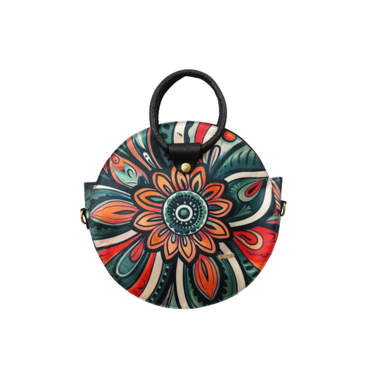 Paisley Escarlata - Anabel - Bolsa Mediana Para Mujer
