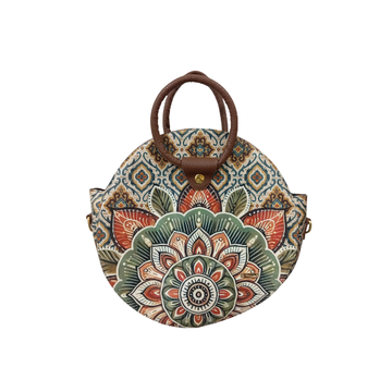 Mandala Terra - Anabel - Bolsa Mediana Para Mujer