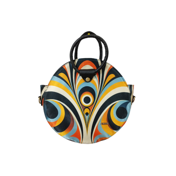 Ojo Abstracto - Anabel - Bolsa Mediana Para Mujer