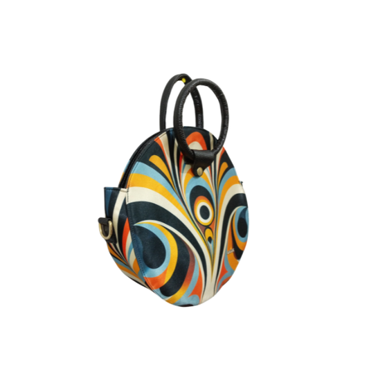 Ojo Abstracto - Anabel - Bolsa Mediana Para Mujer