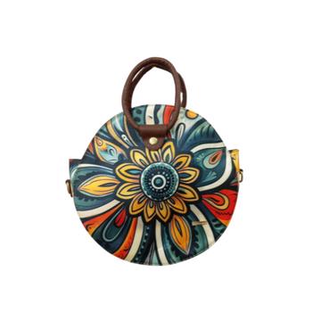 Paisley Dorado - Anabel - Bolsa Mediana Para Mujer