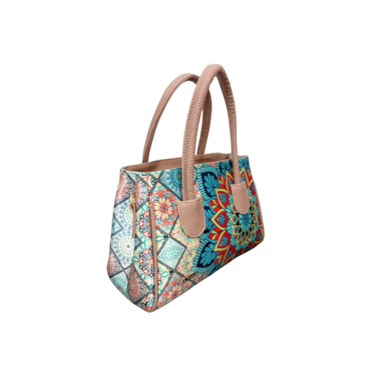 Mandala Turquesa - Bianca Bolso Para Mujer
