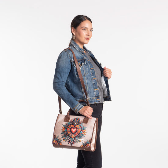 Corazón Azteca - Leonor - Bolsa Mediana - chulamexico