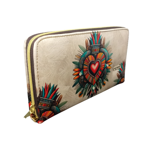 Corazón Azteca - Cartera Para Mujer Maxi