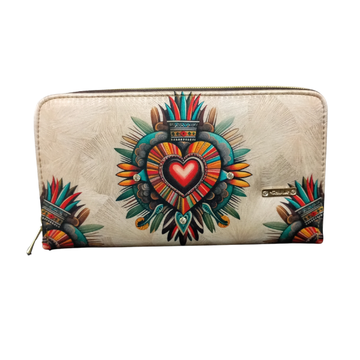 Corazón Azteca - Cartera Para Mujer Maxi