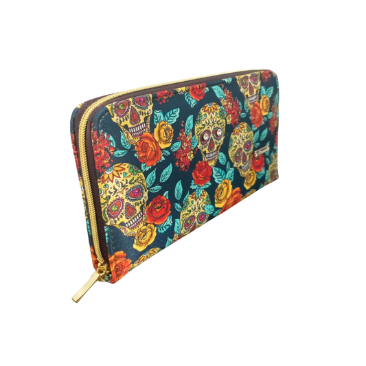Festival de Calaveras - Cartera Para Mujer Maxi