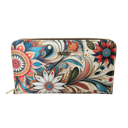 Paisley Floral - Cartera Para Mujer Maxi