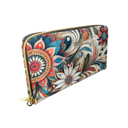 Paisley Floral - Cartera Para Mujer Maxi