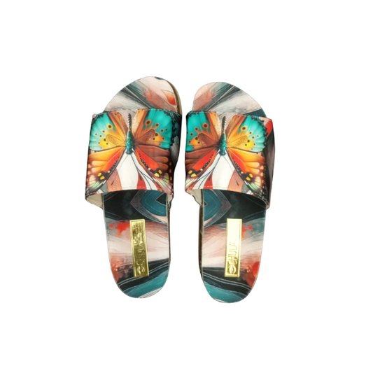 Monarca Naranja - Sandalia Comfy Flat