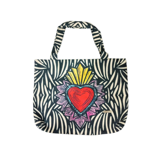 Corazón de Zebra - Mini Morral Para Mujer
