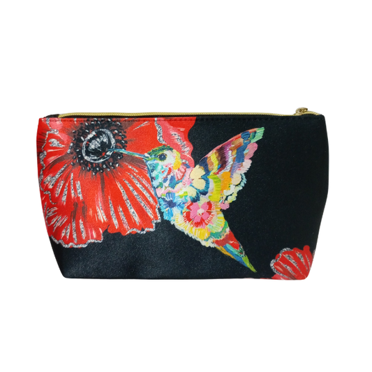 Colibri Negro- Cosmetiquera Para Mujer