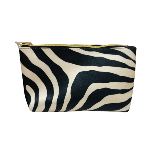 Zebra Natural - Cosmetiquera Para Mujer