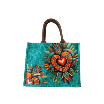 Corazón Azteca Aqua - Diora Bolsa Para Mujer
