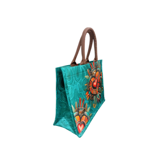Corazón Azteca Aqua - Diora Bolsa Para Mujer