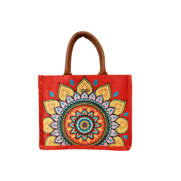 Mandala Naranja - Diora Bolsa Para Mujer