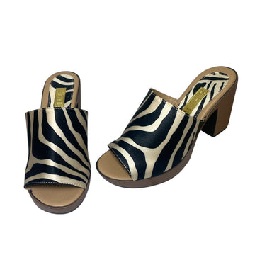 Zebra Natural - Tacón Elegante