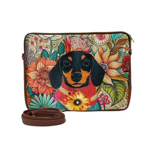 Perrito Otoñal - Funda Para Laptop