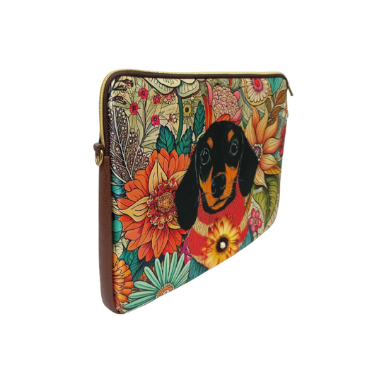 Perrito Otoñal - Funda Para Laptop