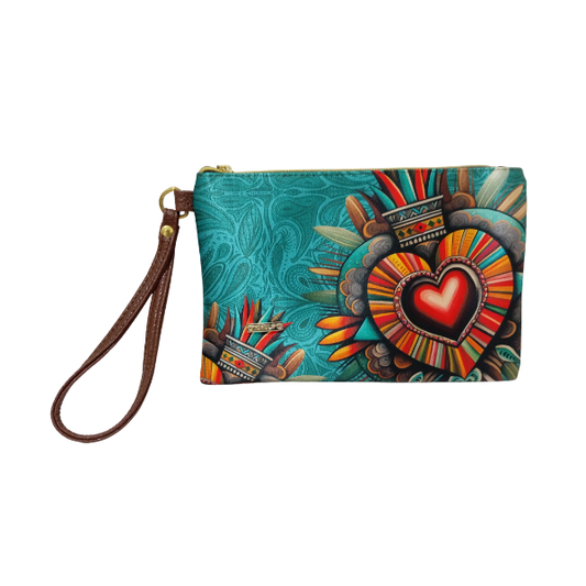 Corazón Azteca Aqua - Cosmetiquera Para Mujet Janet