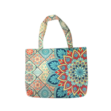 Mandala Turquesa - Mini Morral Para Mujer