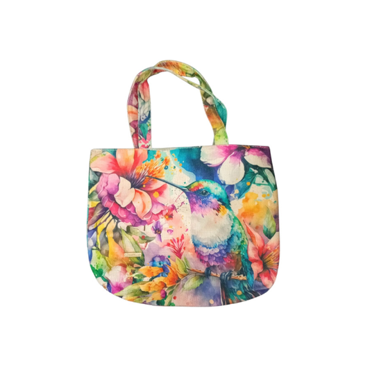 Colibri Floral  - Mini Morral Para Mujer