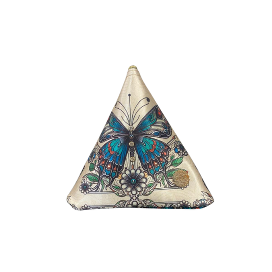 Mariposa Reina Decorado - Pirámide - Bolsa Chica Para Mujer