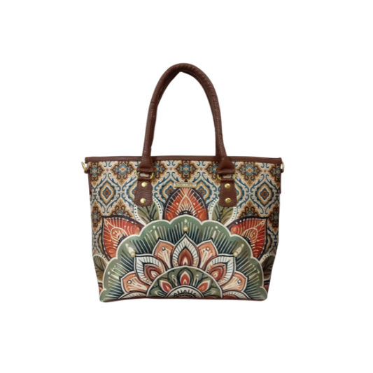 Mandala Terra - Tania - Bolsa Grande Para Mujer