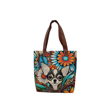 Chihuahua Fores - Tote Yute - Bolsa Mediana Para Mujer