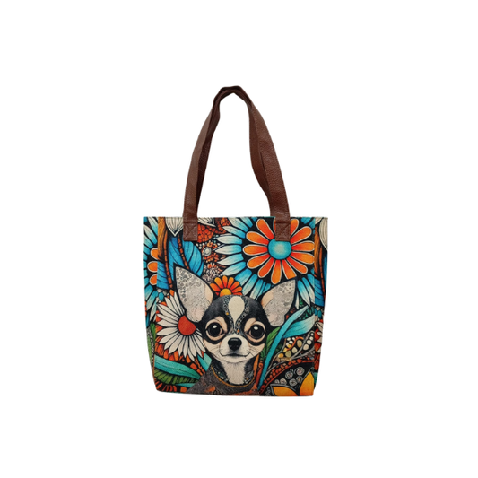 Chihuahua Fores - Tote Yute - Bolsa Mediana Para Mujer