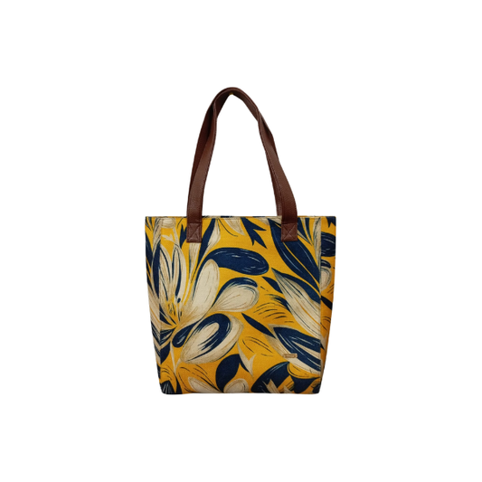 Flor de Vida - Tote Yute - Bolsa Mediana Para Mujer