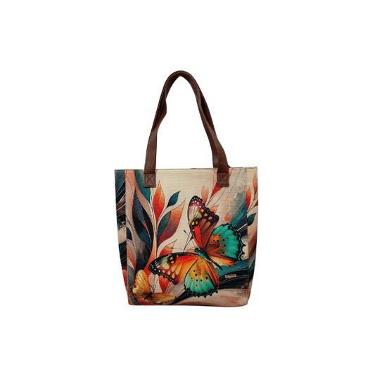Monarca Naranja - Tote Yute - Bolsa Mediana Para Mujer